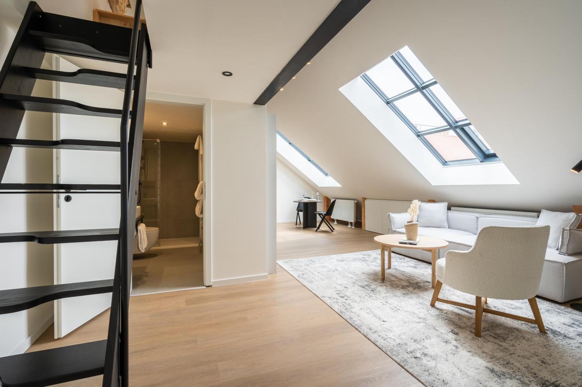 Honest Karlin Aparthotel Prag Rum bild