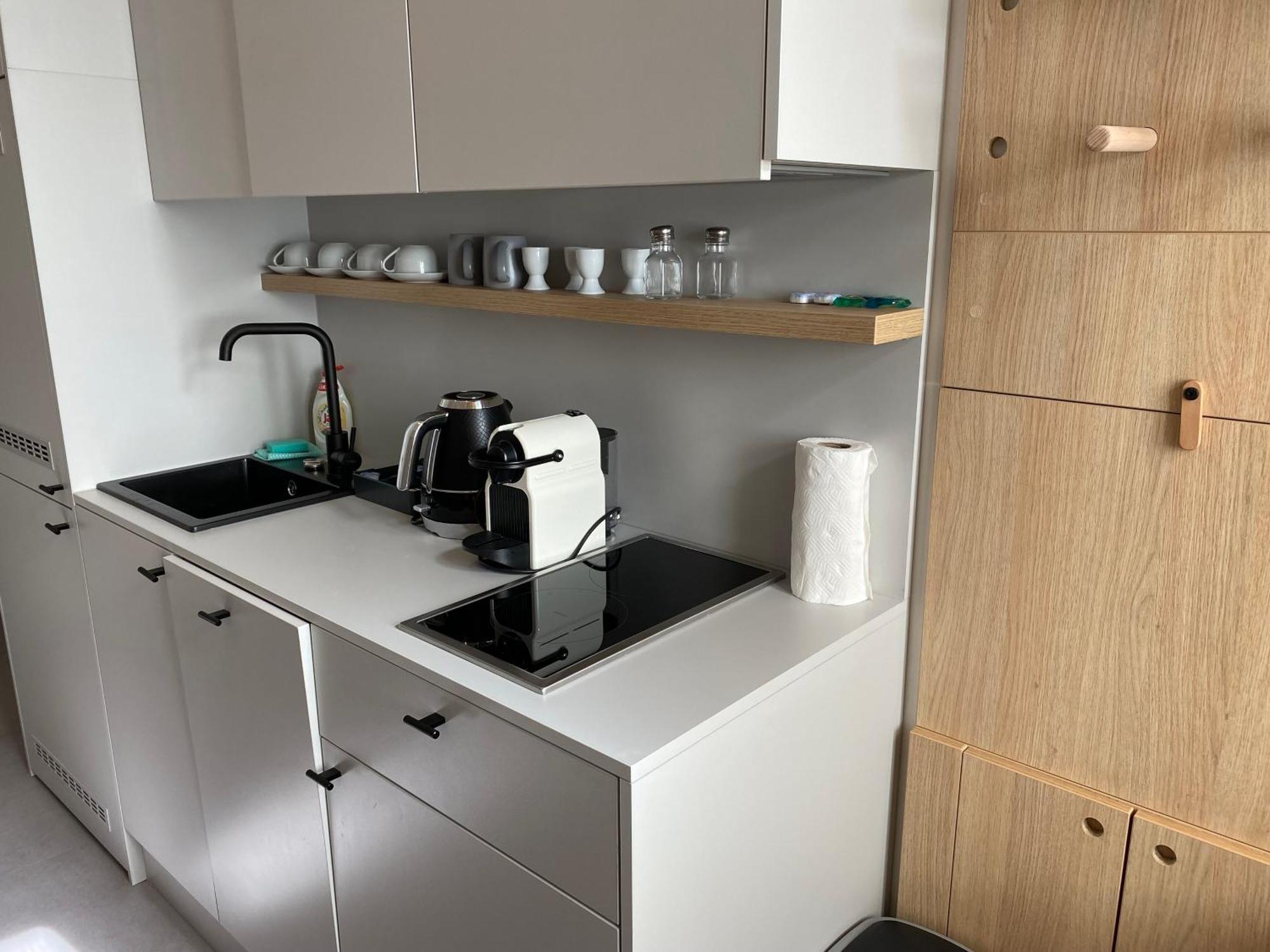 Honest Karlin Aparthotel Prag Rum bild